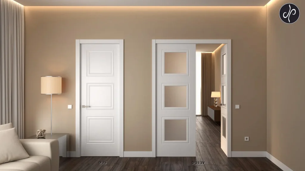 Tiradores embutidos y líneas minimalistas.