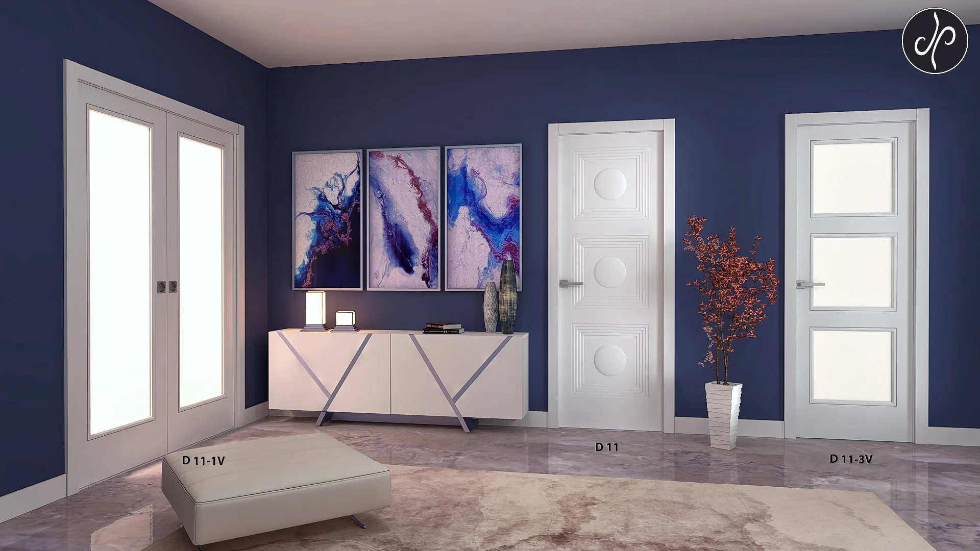 Puertas lacadas ultravioleta instaladas